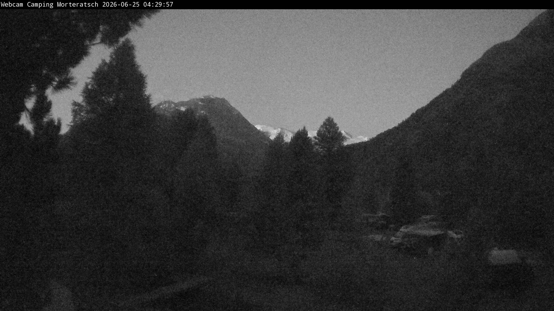 Archived image Webcam Morteratsch camping area, Engadin