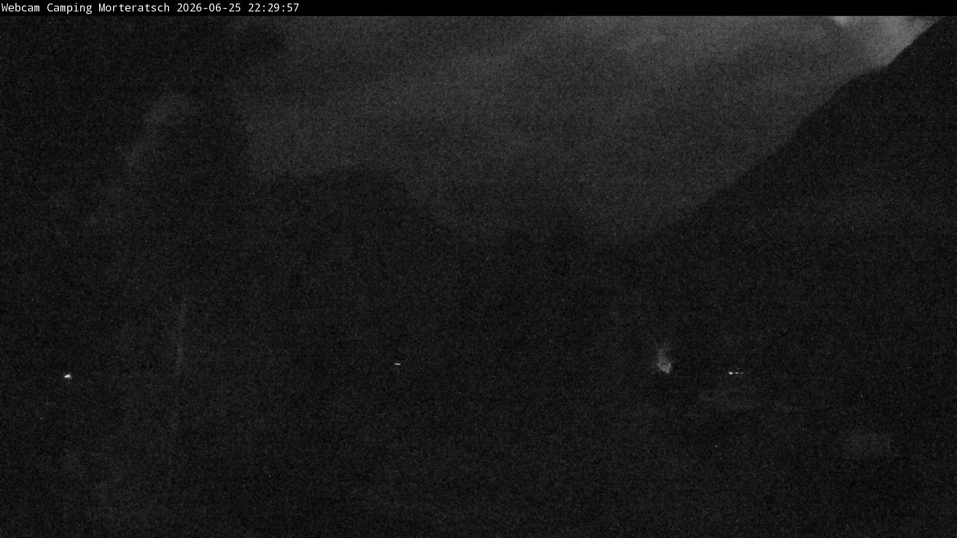 Archiv Foto Webcam Blick Campingplatz Morteratsch
