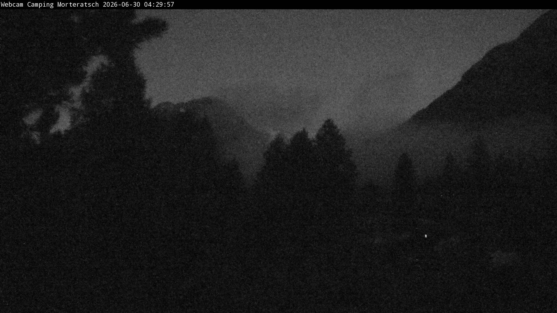 Archived image Webcam Morteratsch camping area, Engadin