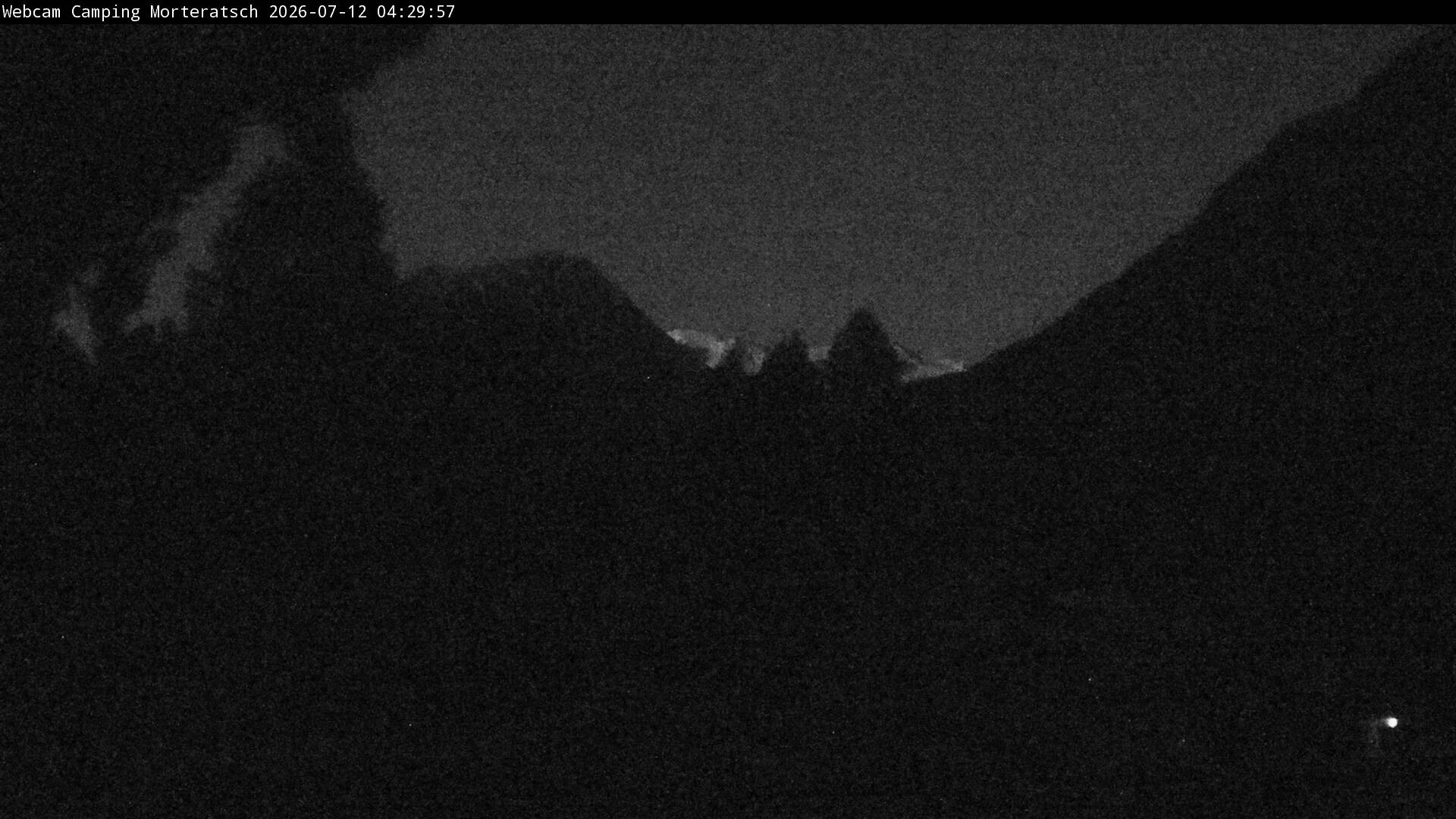 Archived image Webcam Morteratsch camping area, Engadin