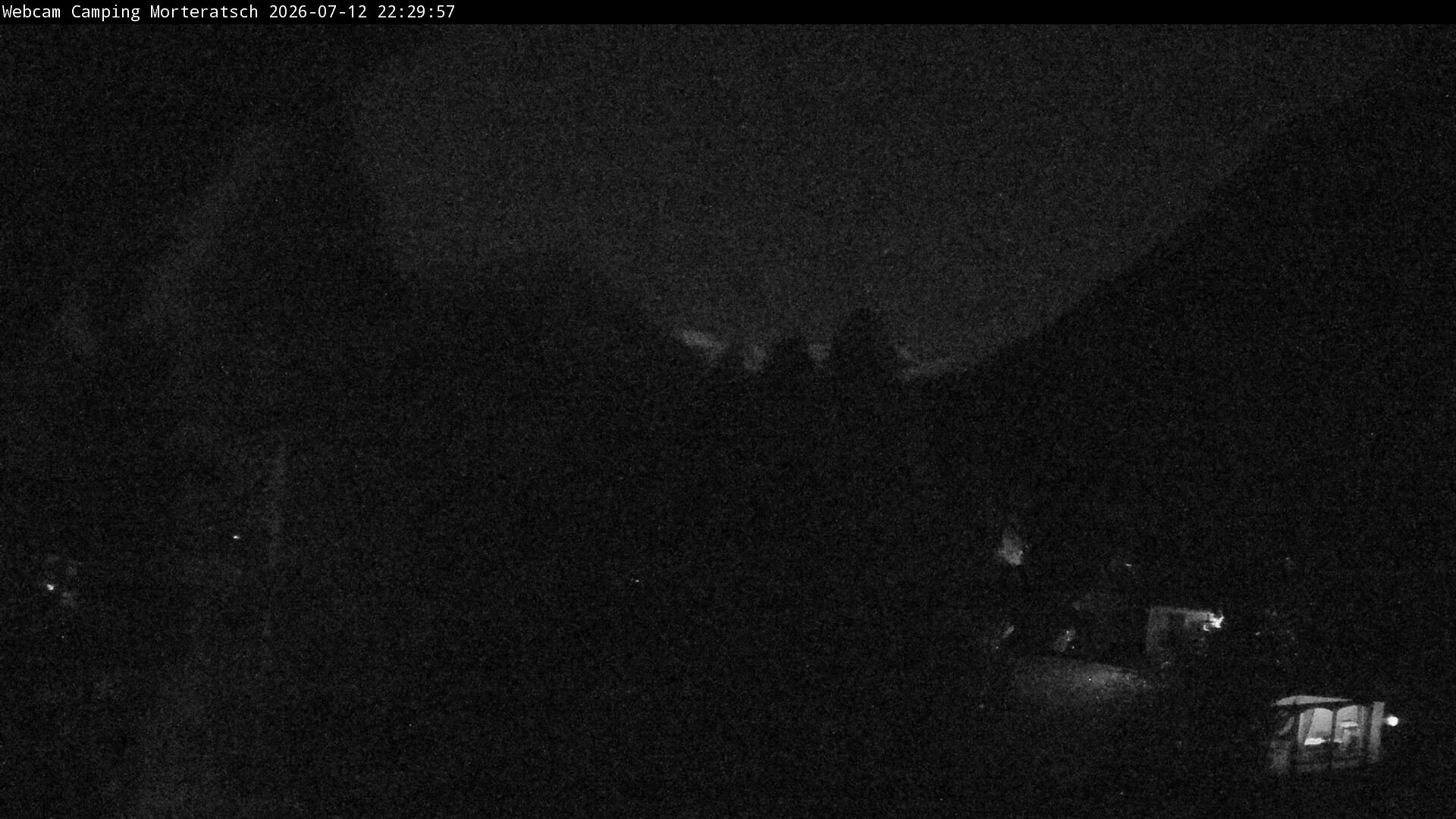 Archived image Webcam Morteratsch camping area, Engadin