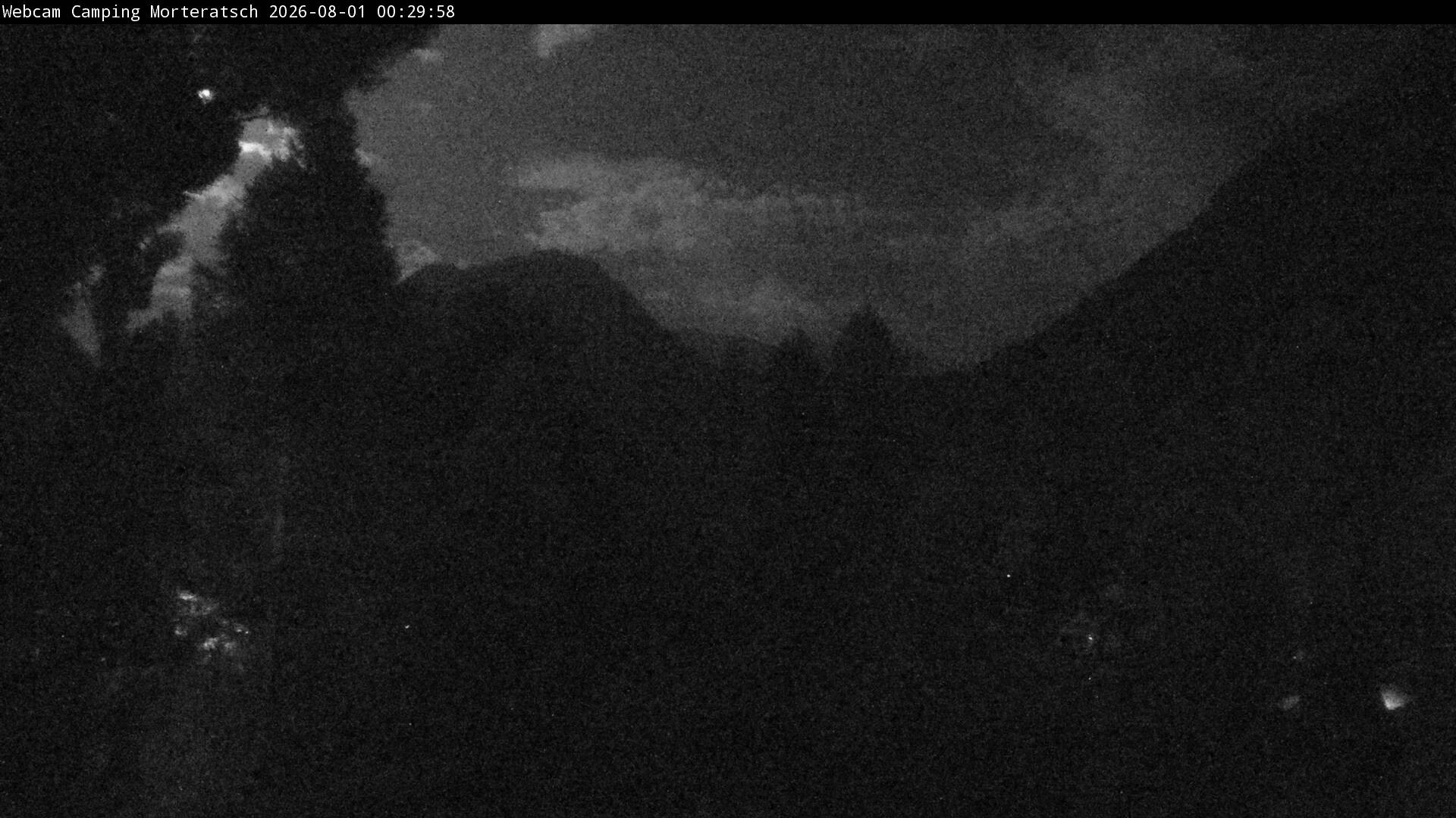 Archiv Foto Webcam Blick Campingplatz Morteratsch
