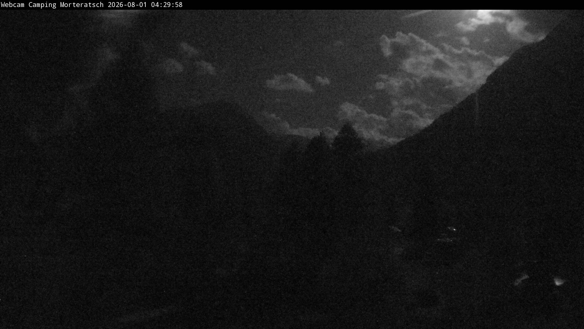 Archiv Foto Webcam Blick Campingplatz Morteratsch