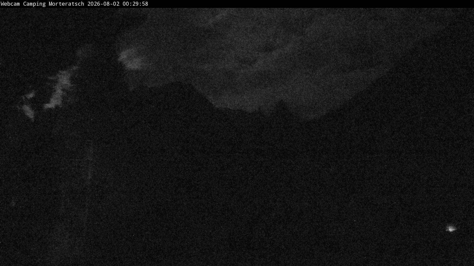 Archiv Foto Webcam Blick Campingplatz Morteratsch