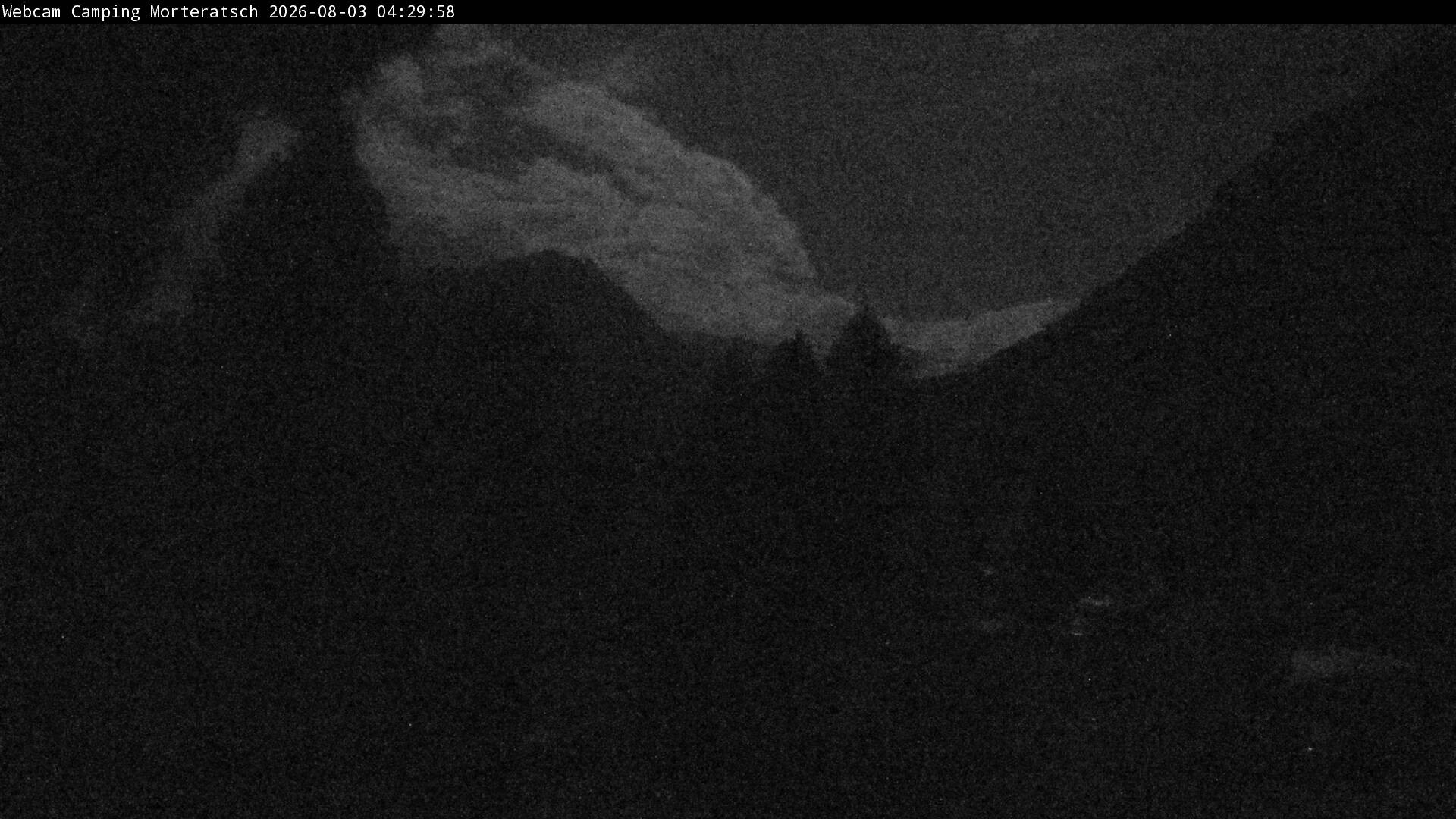 Archiv Foto Webcam Blick Campingplatz Morteratsch