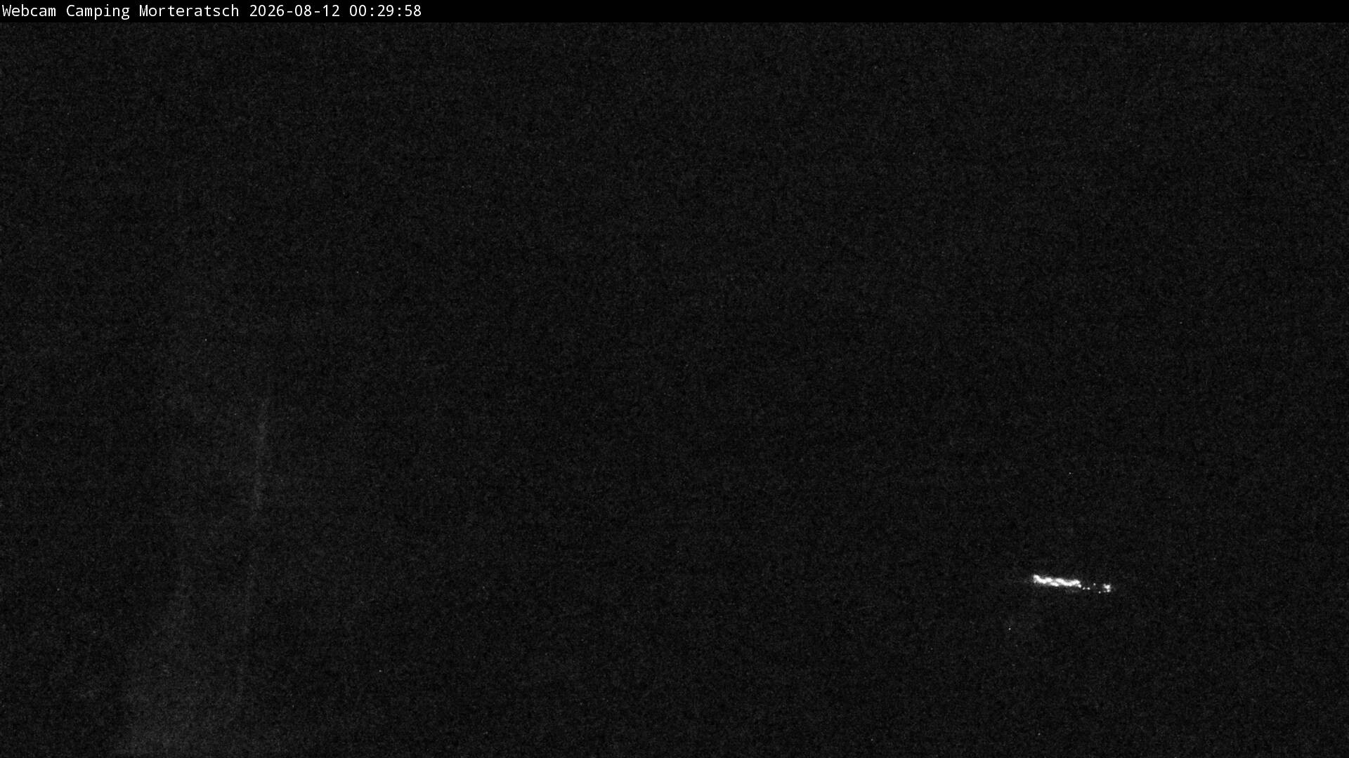 Archiv Foto Webcam Blick Campingplatz Morteratsch