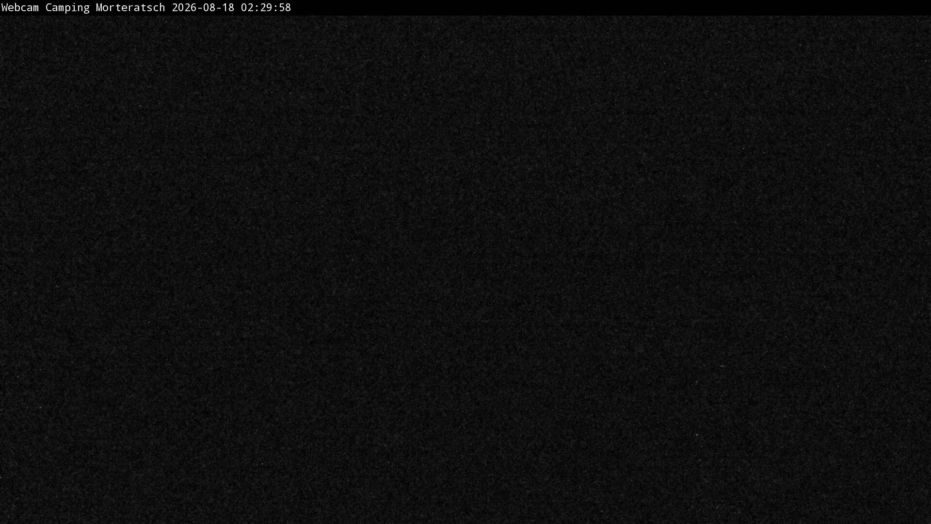 Archiv Foto Webcam Blick Campingplatz Morteratsch