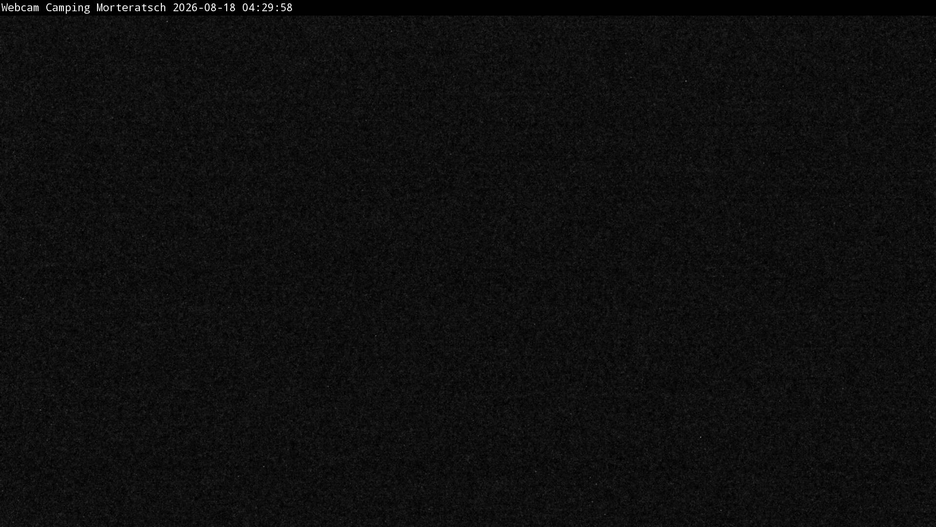 Archiv Foto Webcam Blick Campingplatz Morteratsch