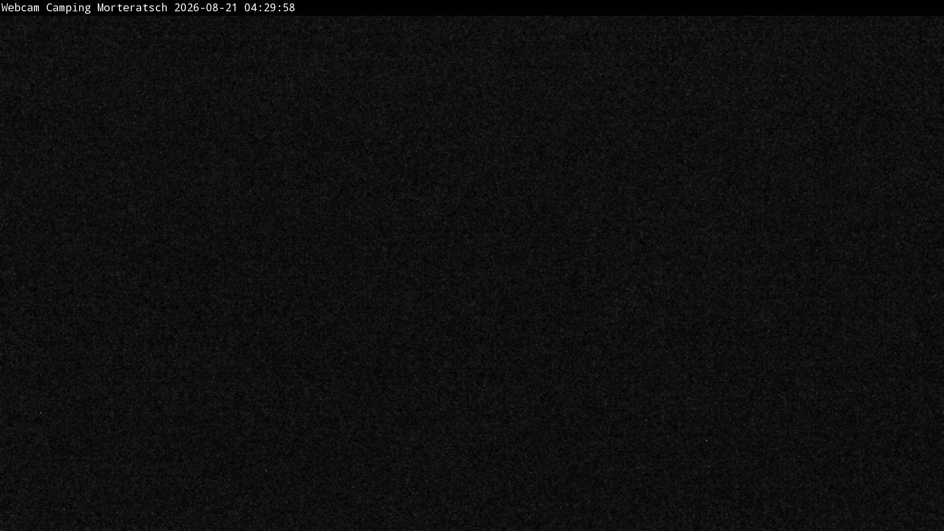 Archiv Foto Webcam Blick Campingplatz Morteratsch