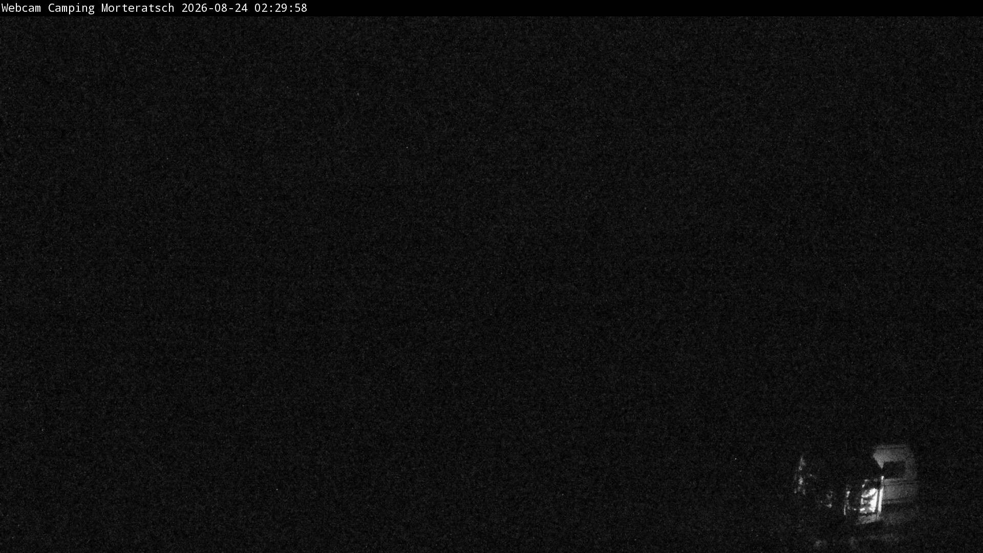 Archiv Foto Webcam Blick Campingplatz Morteratsch