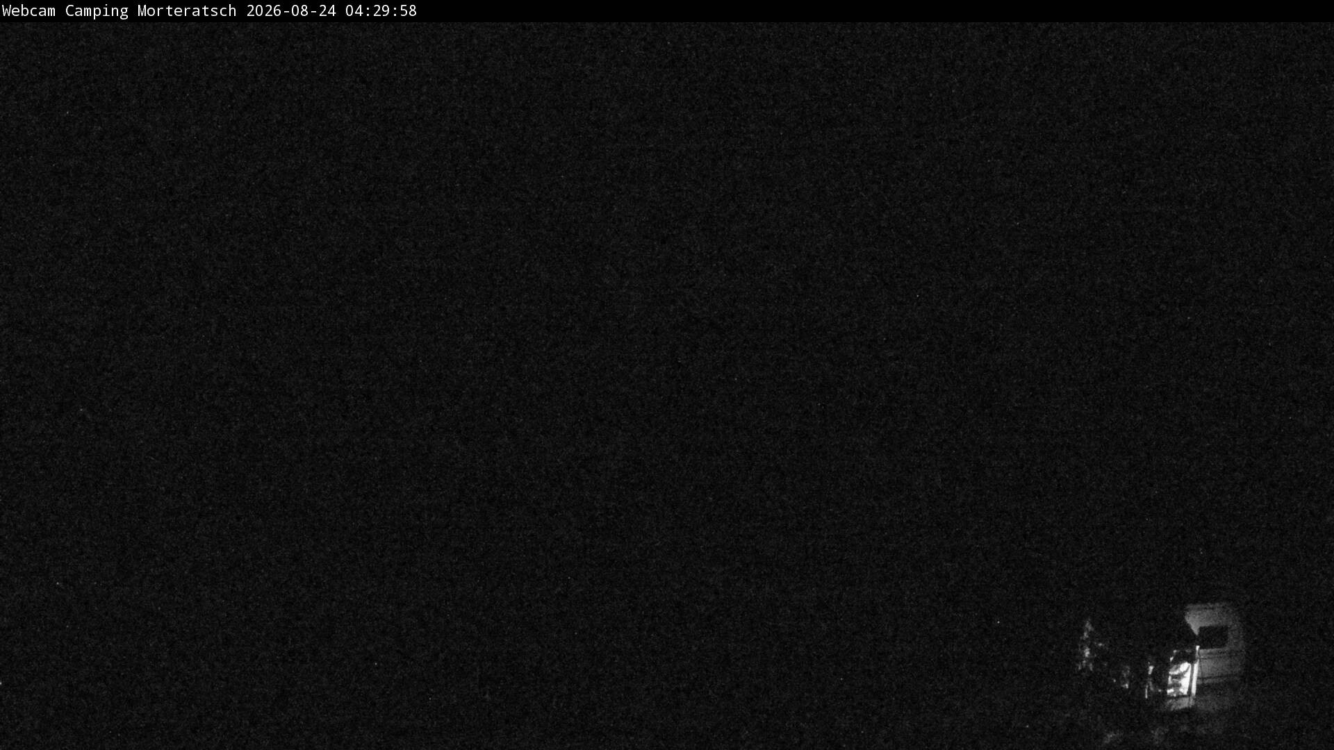 Archiv Foto Webcam Blick Campingplatz Morteratsch