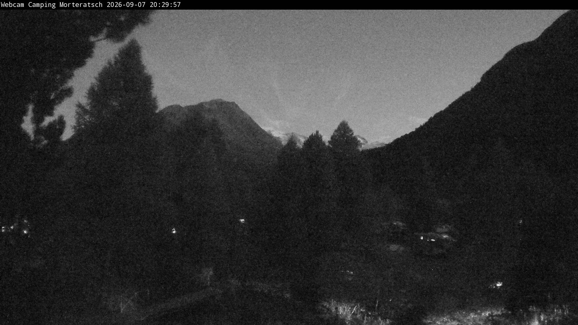 Archived image Webcam Morteratsch camping area, Engadin