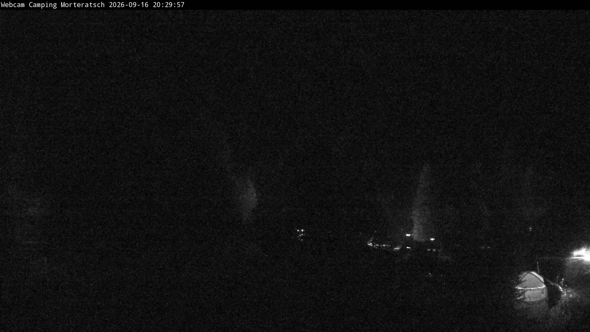Archiv Foto Webcam Blick Campingplatz Morteratsch