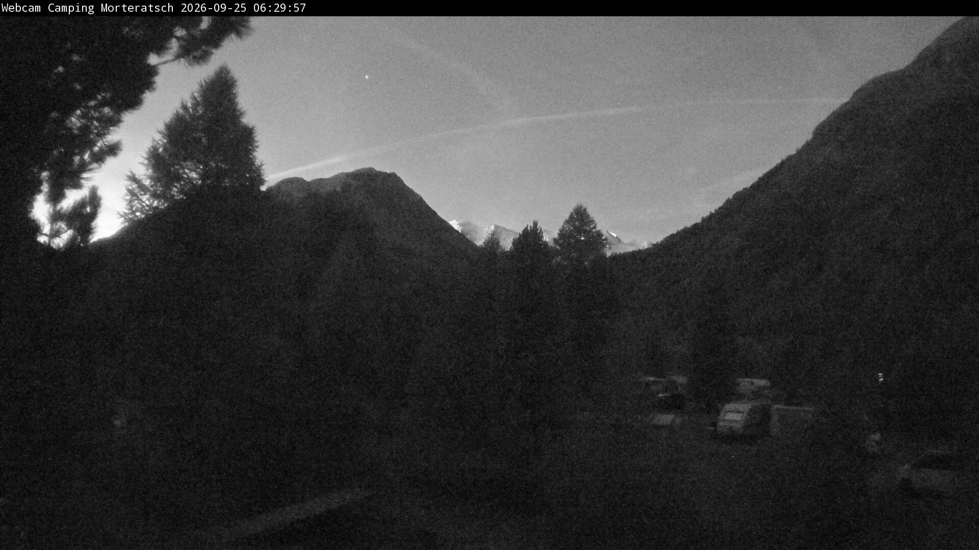 Archived image Webcam Morteratsch camping area, Engadin