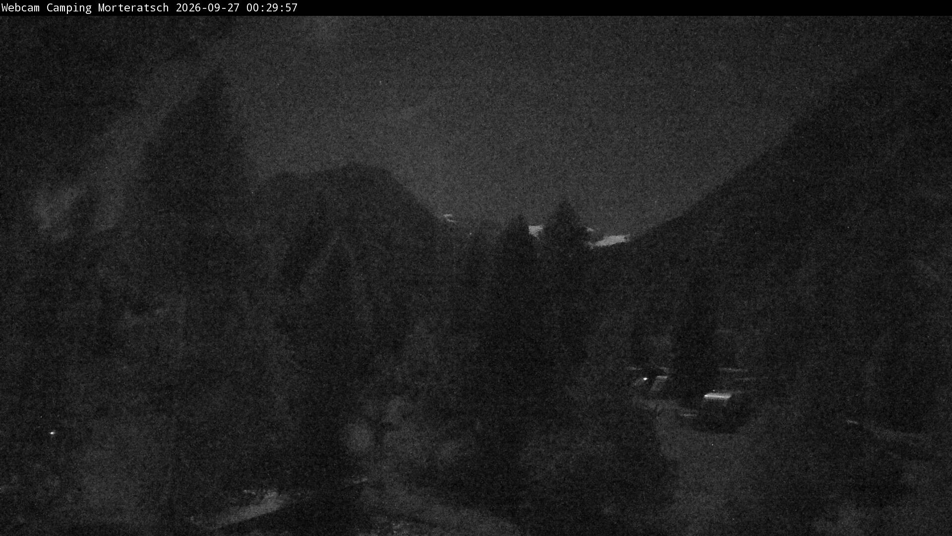 Archiv Foto Webcam Blick Campingplatz Morteratsch