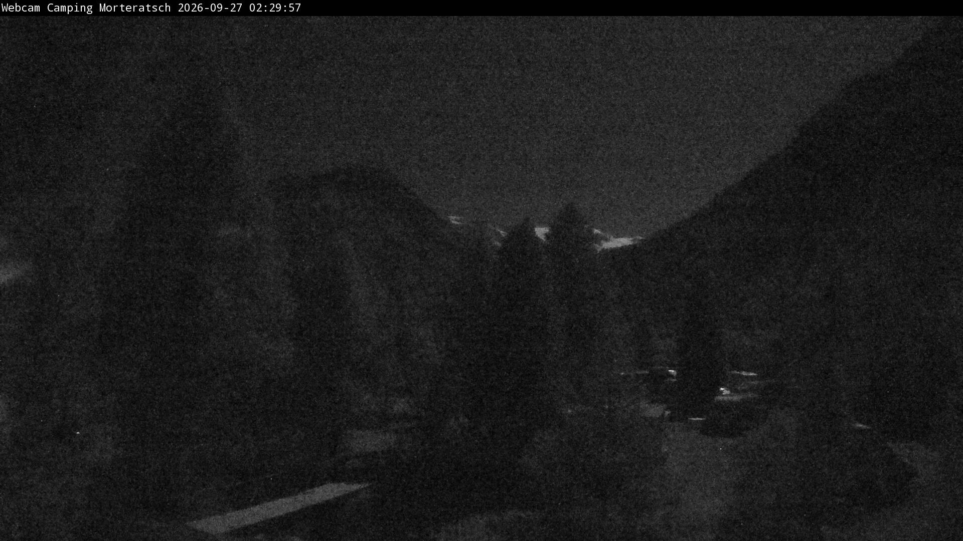 Archiv Foto Webcam Blick Campingplatz Morteratsch