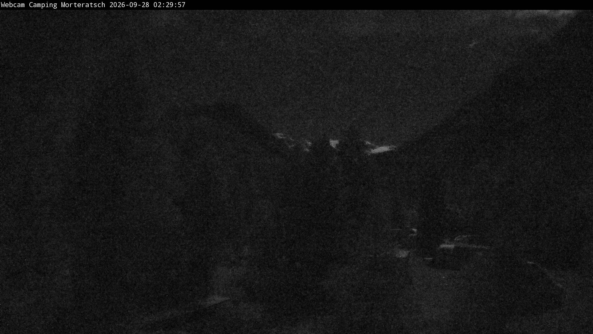 Archiv Foto Webcam Blick Campingplatz Morteratsch