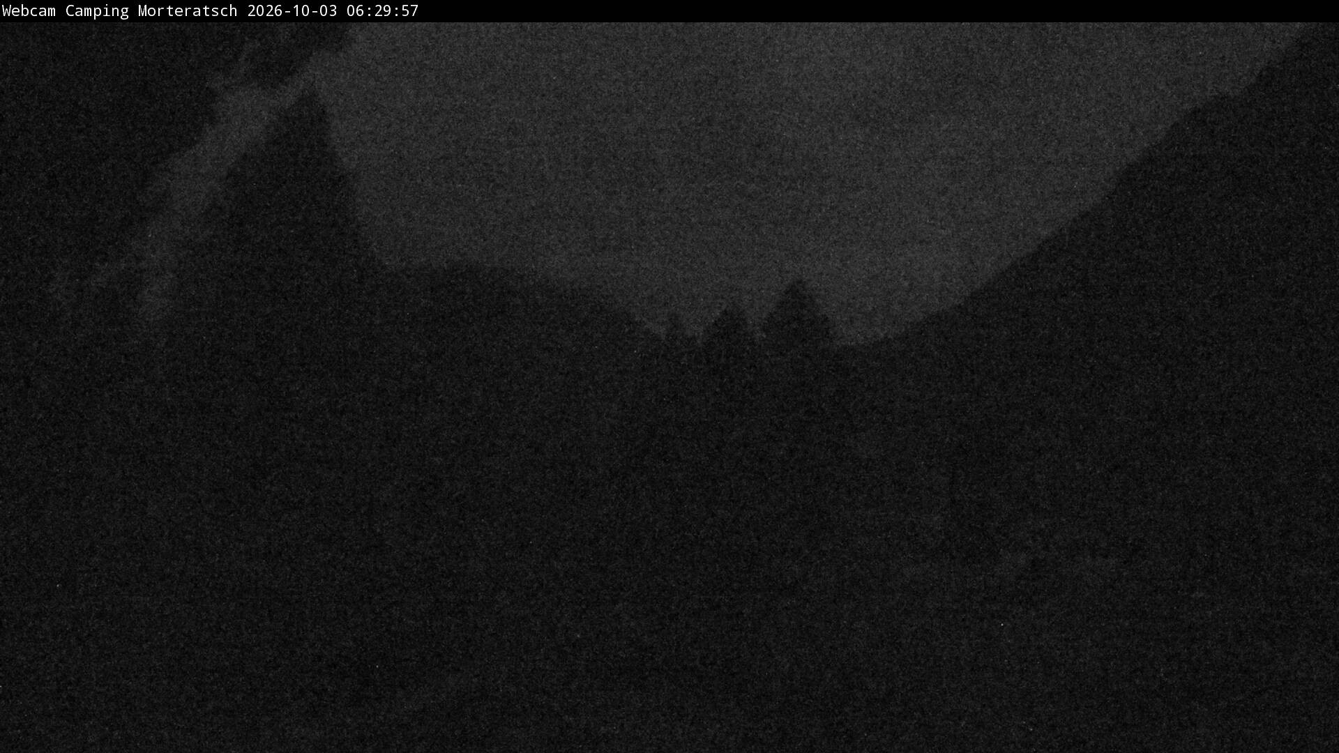 Archiv Foto Webcam Blick Campingplatz Morteratsch