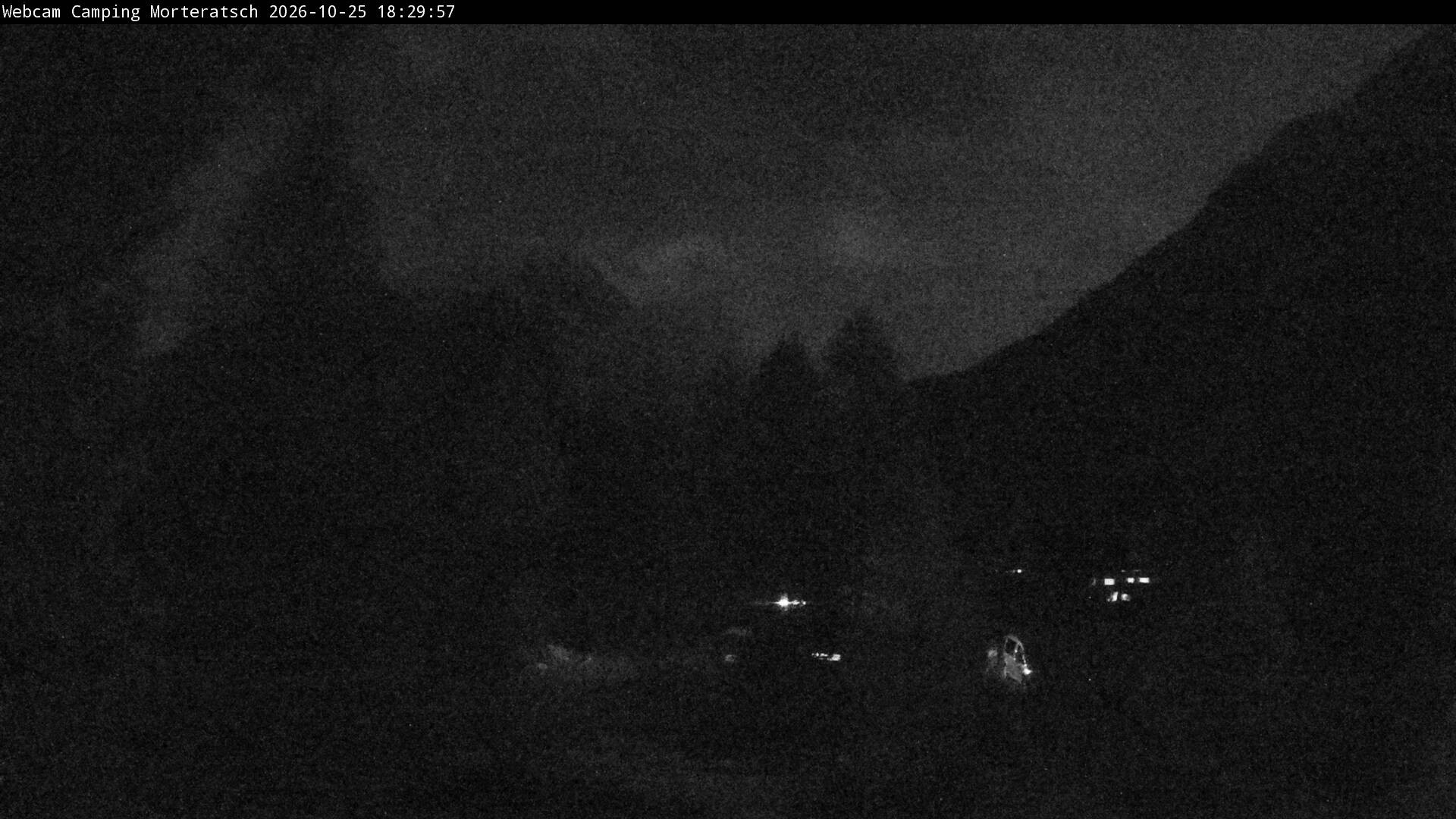 Archiv Foto Webcam Blick Campingplatz Morteratsch