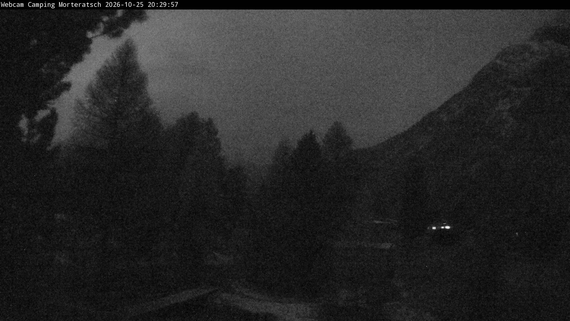 Archiv Foto Webcam Blick Campingplatz Morteratsch