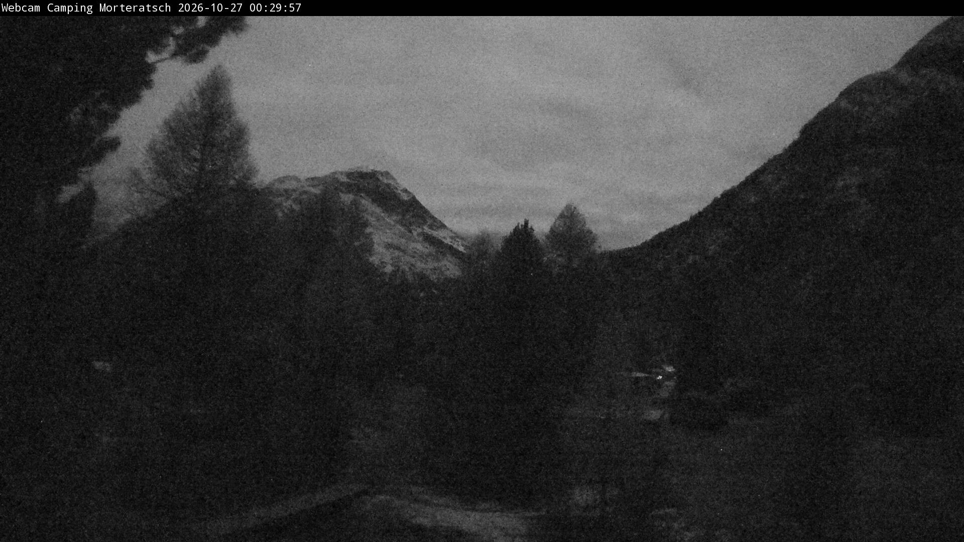 Archiv Foto Webcam Blick Campingplatz Morteratsch