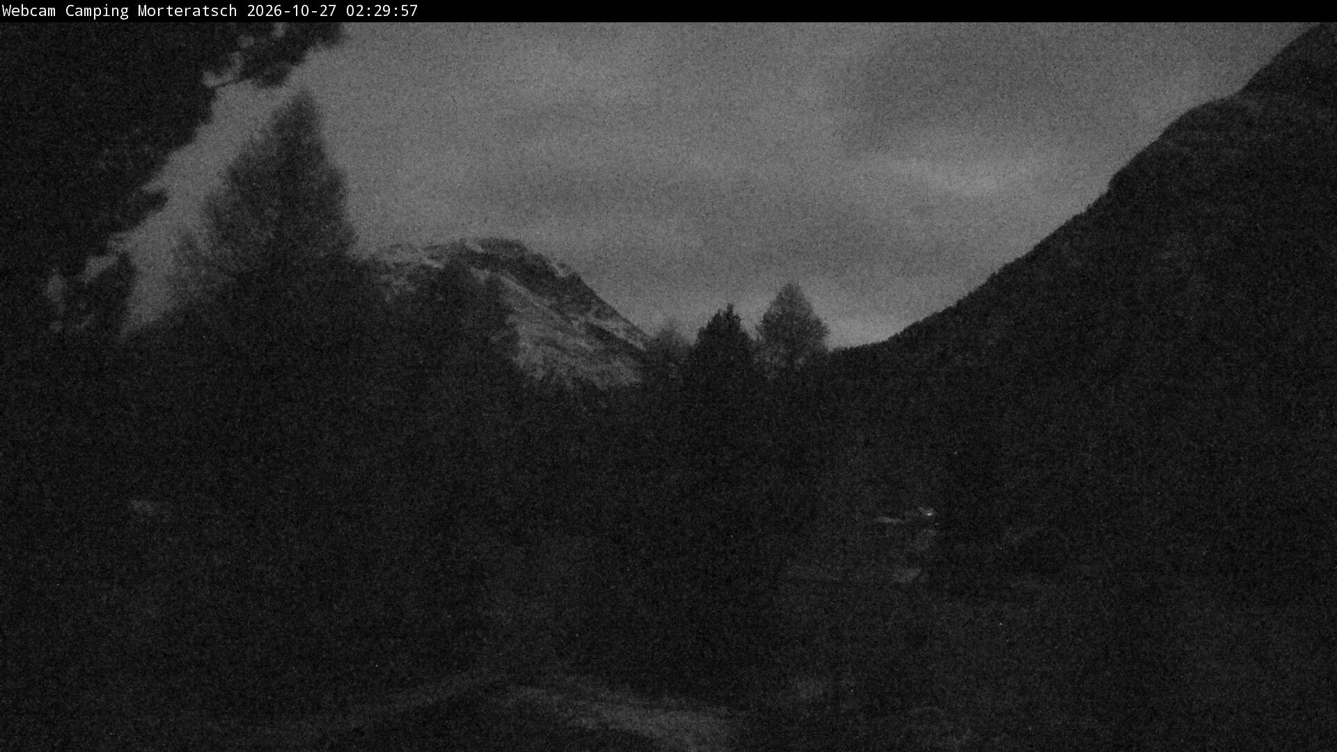Archiv Foto Webcam Blick Campingplatz Morteratsch