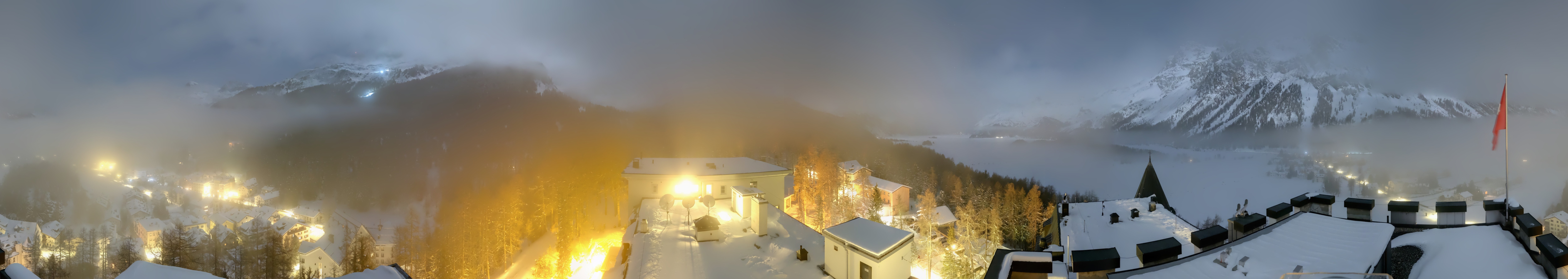 Archived image Webcam Engadin - Lake Silsersee