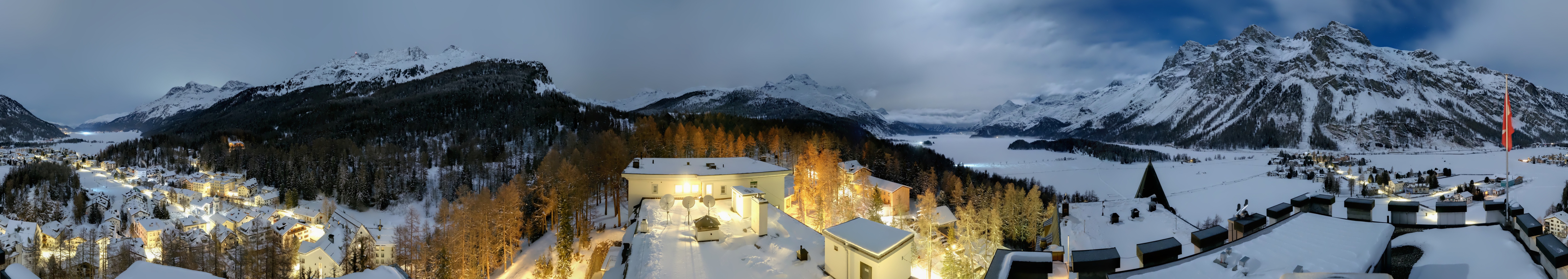 Archived image Webcam Engadin - Lake Silsersee