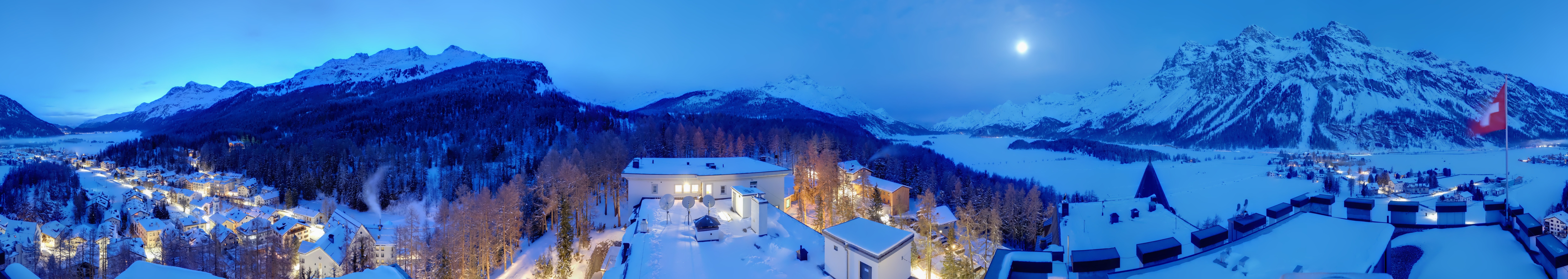 Archived image Webcam Engadin - Lake Silsersee