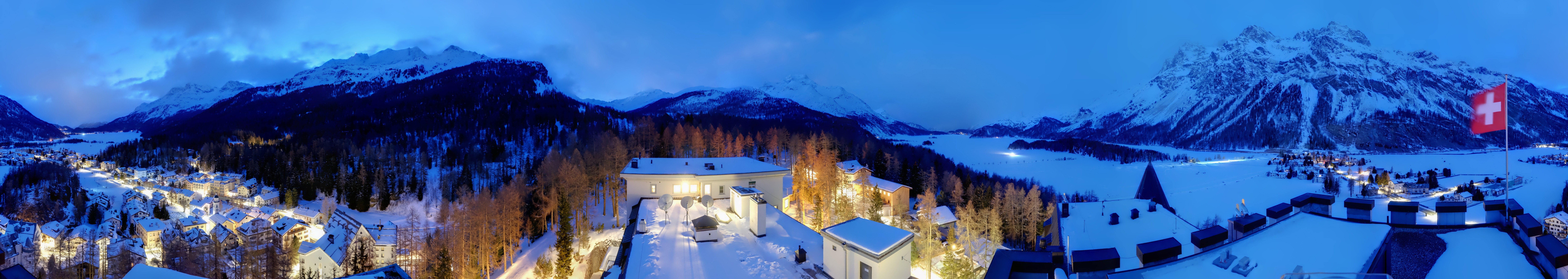 Archived image Webcam Engadin - Lake Silsersee