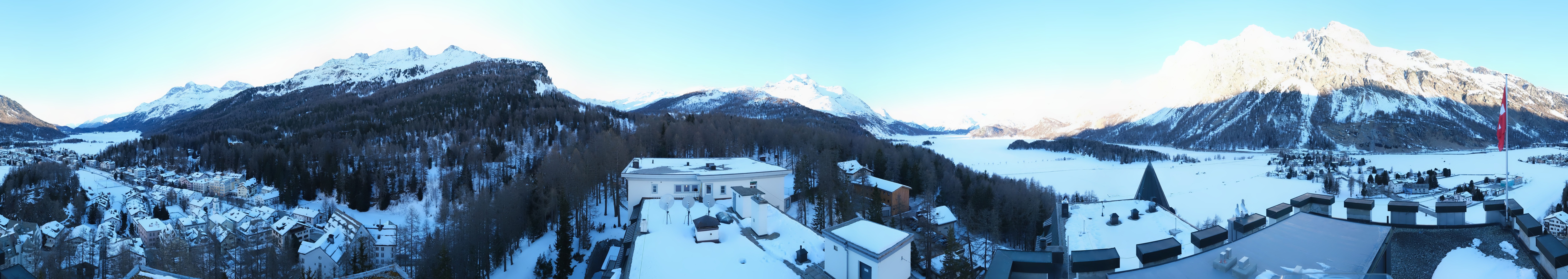 Archived image Webcam Engadin - Lake Silsersee