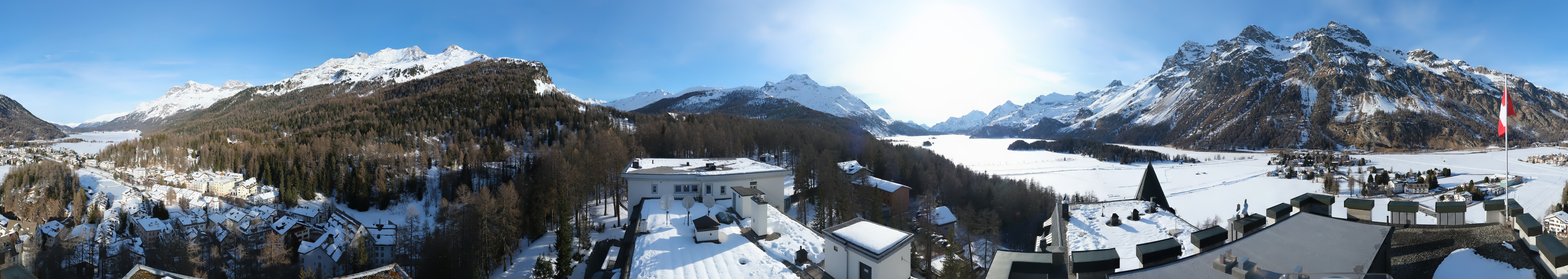 Archived image Webcam Engadin - Lake Silsersee