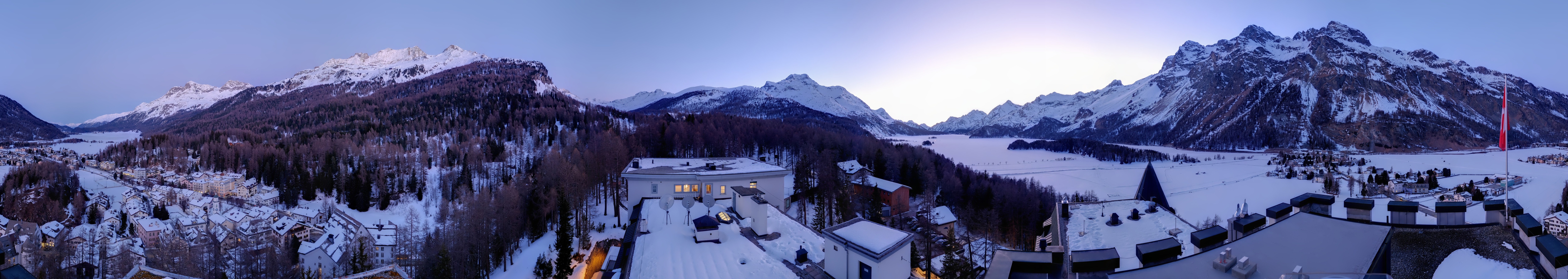 Archived image Webcam Engadin - Lake Silsersee