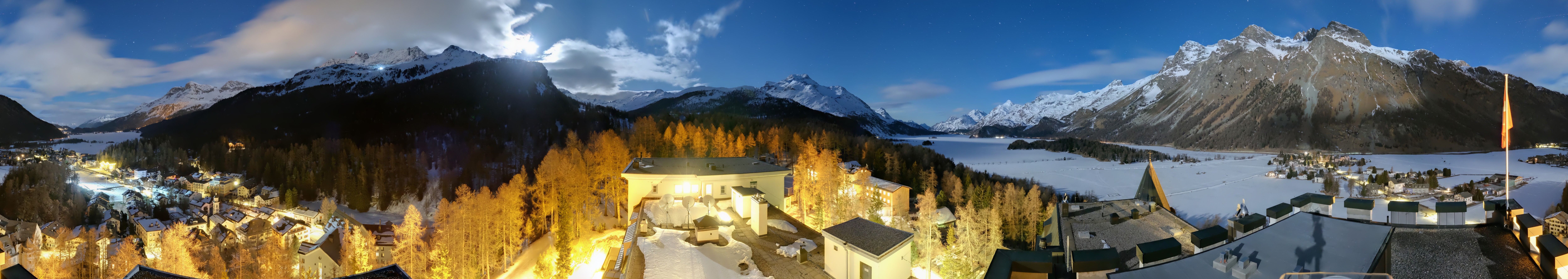 Archived image Webcam Engadin - Lake Silsersee