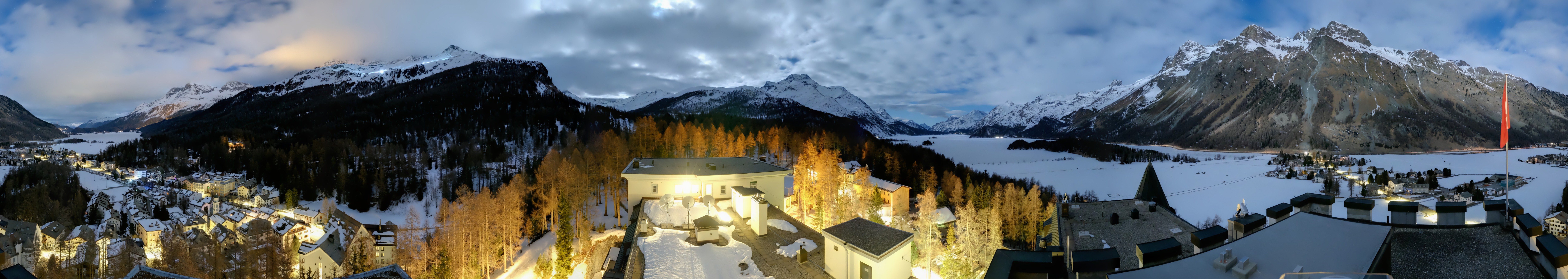 Archived image Webcam Engadin - Lake Silsersee