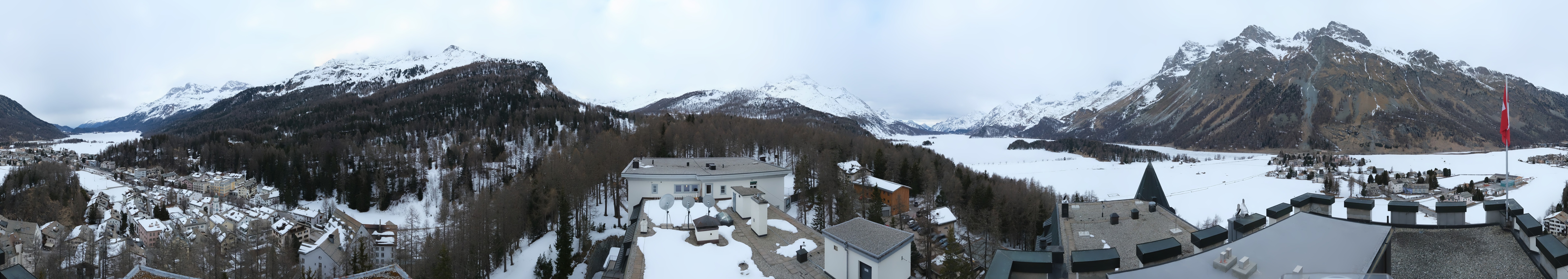 Archived image Webcam Engadin - Lake Silsersee