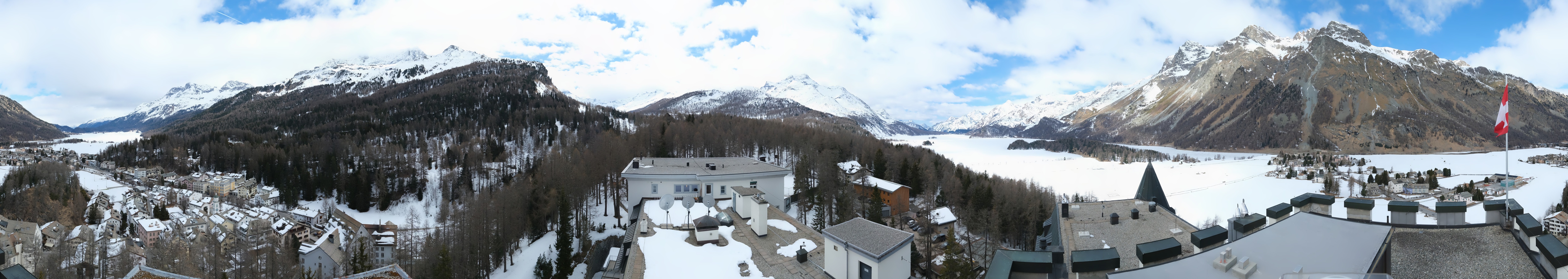 Archived image Webcam Engadin - Lake Silsersee