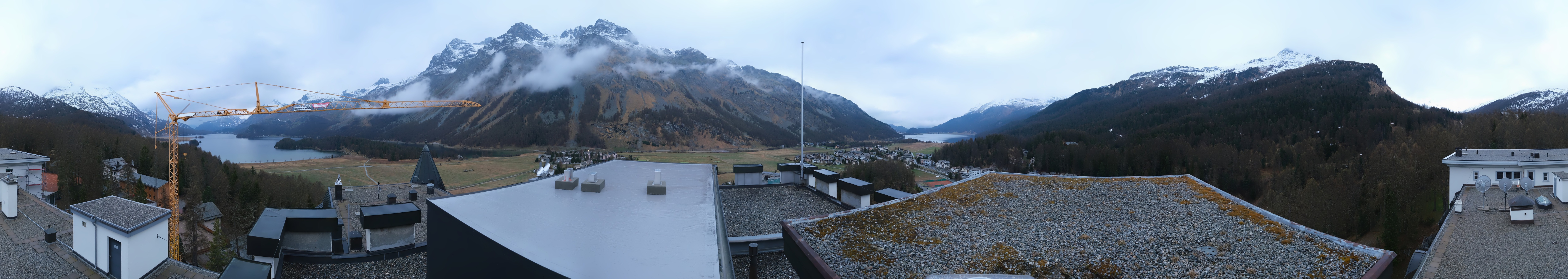 Archived image Webcam Engadin - Lake Silsersee