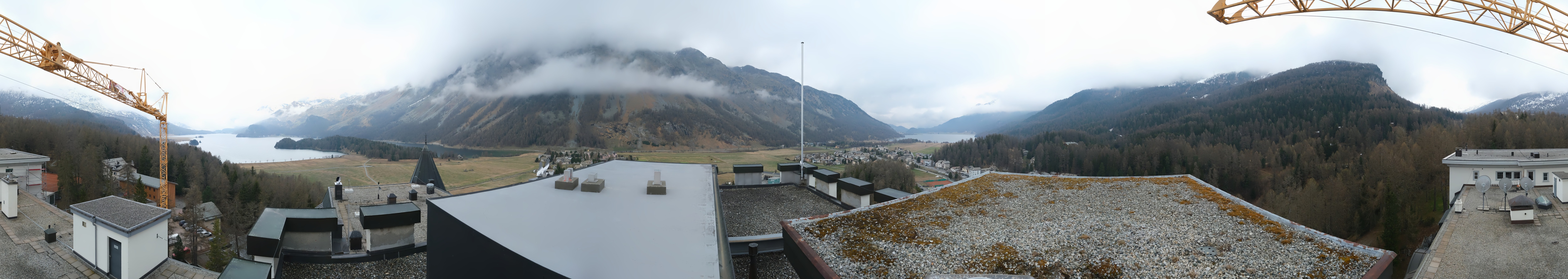 Archived image Webcam Engadin - Lake Silsersee