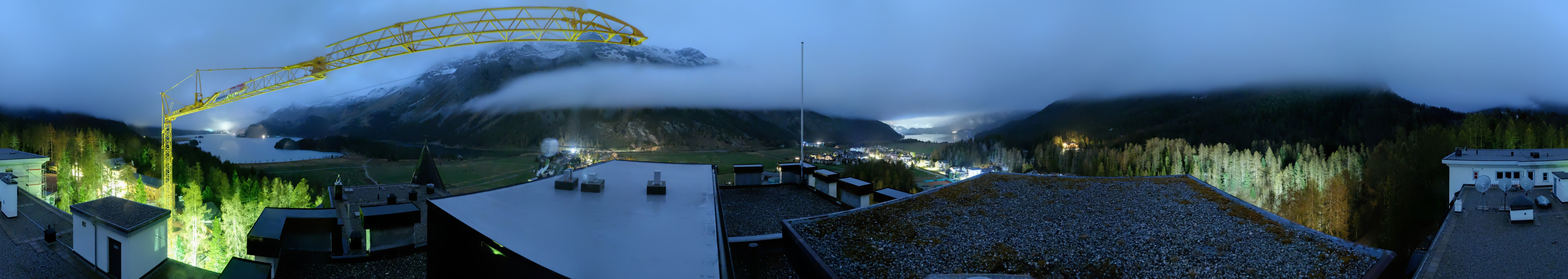 Archived image Webcam Engadin - Lake Silsersee