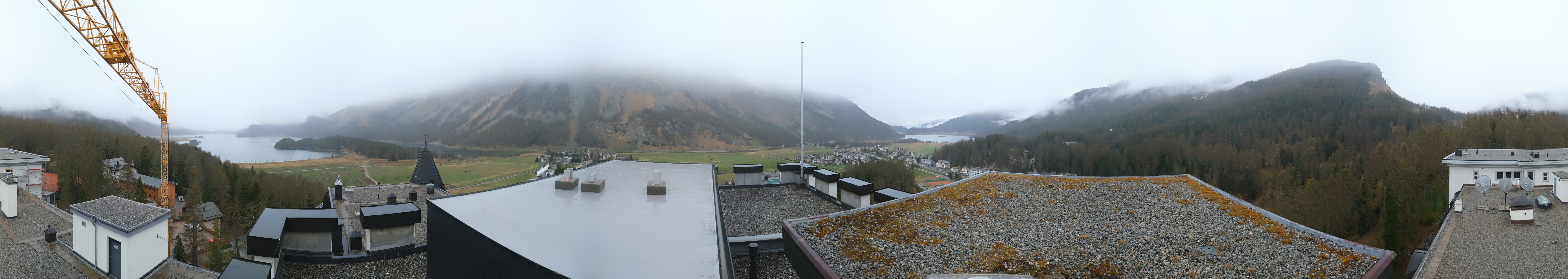 Archived image Webcam Engadin - Lake Silsersee