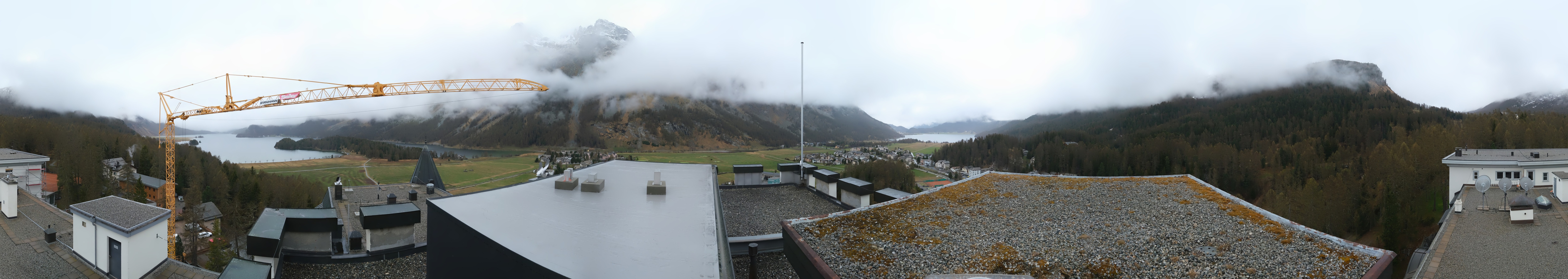 Archived image Webcam Engadin - Lake Silsersee
