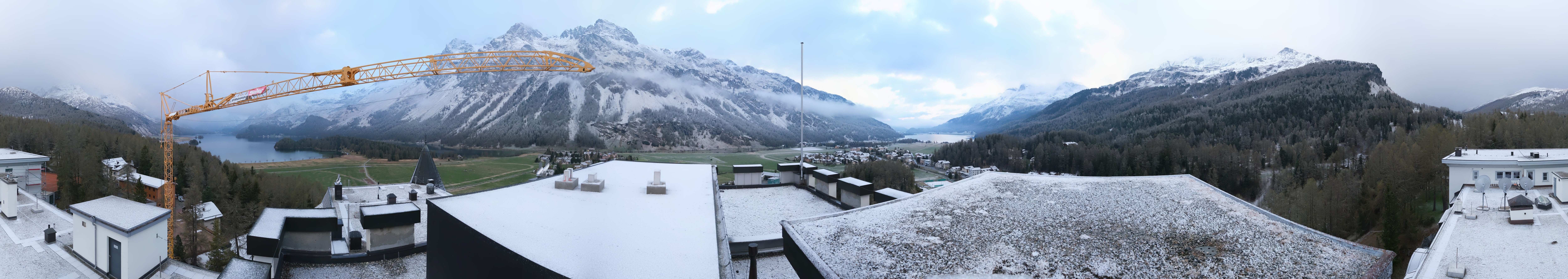 Archived image Webcam Engadin - Lake Silsersee