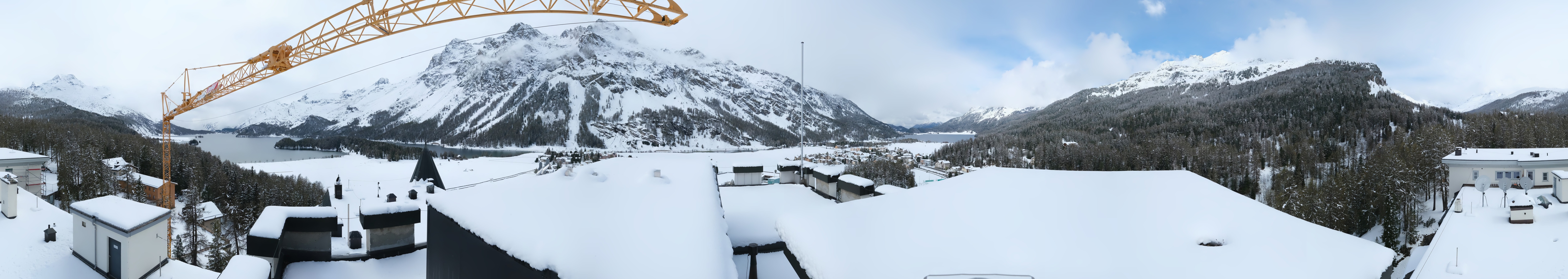 Archived image Webcam Engadin - Lake Silsersee