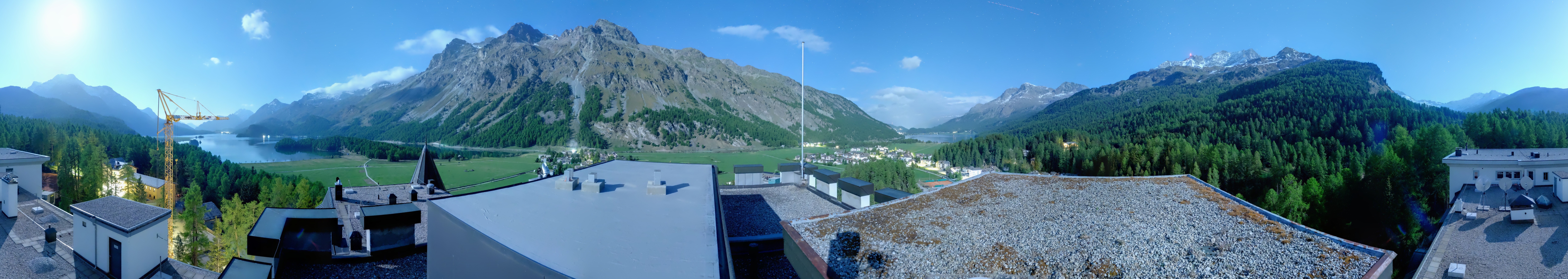 Archived image Webcam Engadin - Lake Silsersee