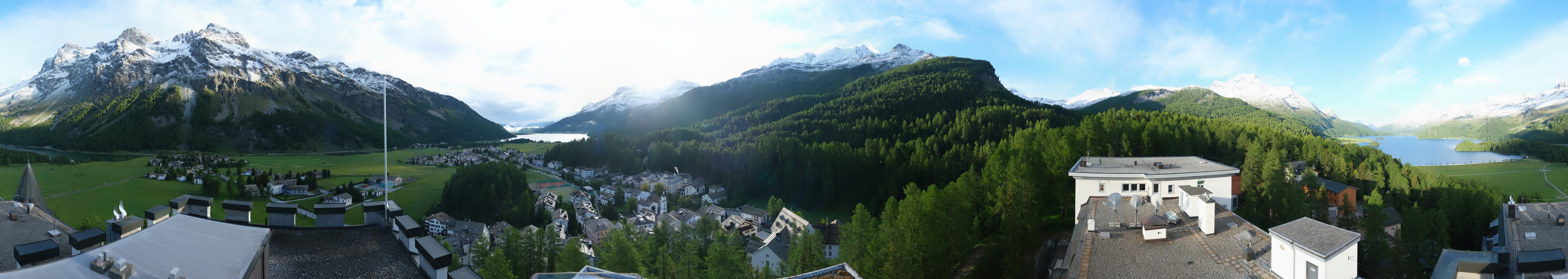 Archived image Webcam Engadin - Lake Silsersee