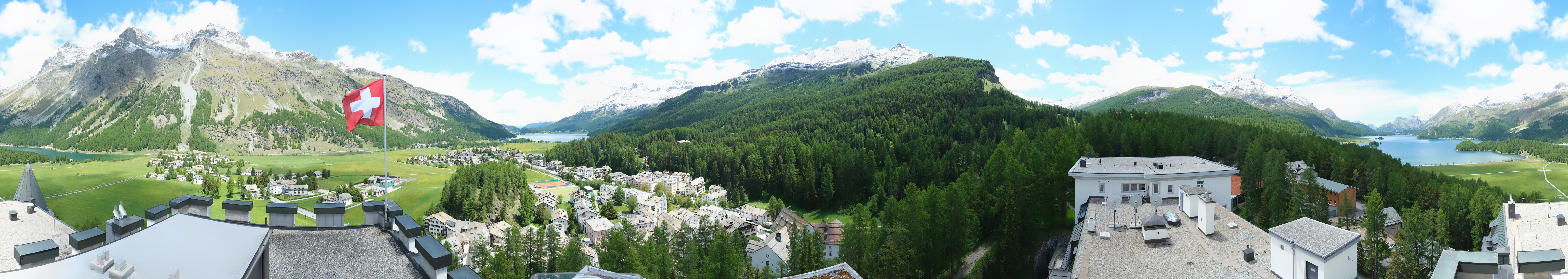 Archived image Webcam Engadin - Lake Silsersee