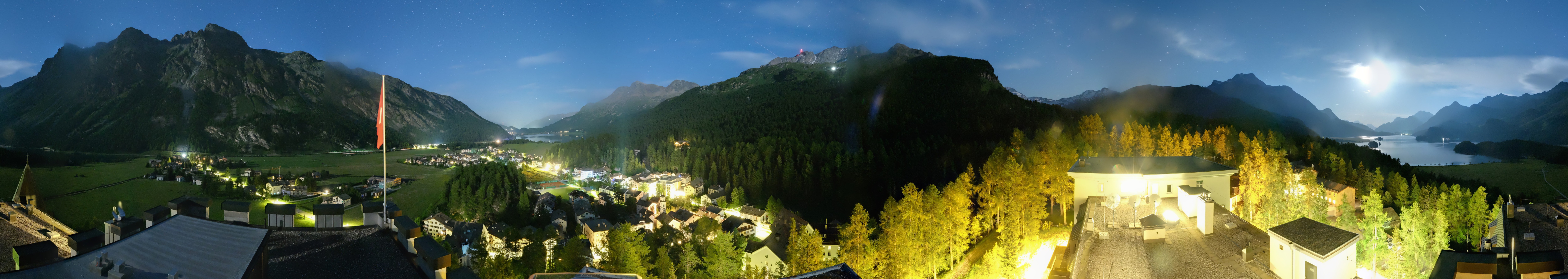 Archived image Webcam Engadin - Lake Silsersee
