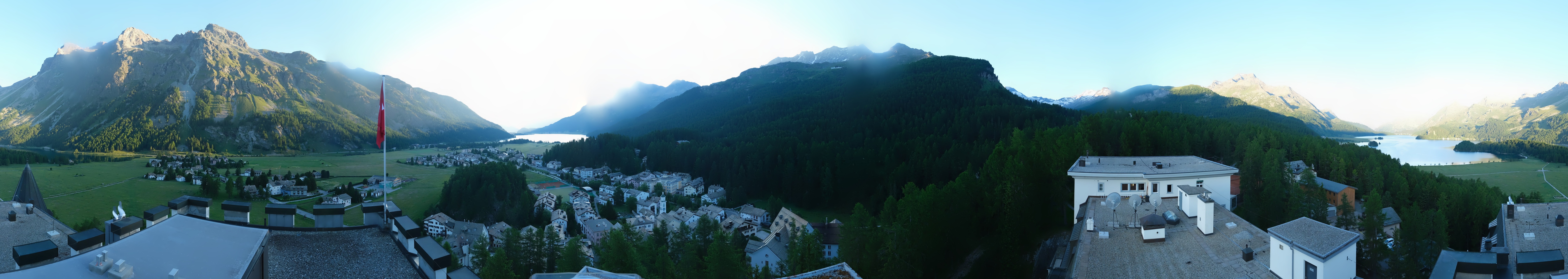 Archived image Webcam Engadin - Lake Silsersee