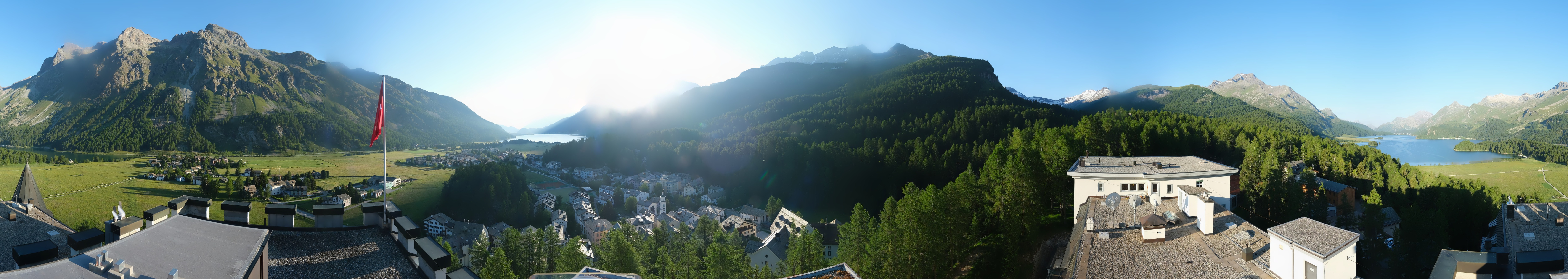 Archived image Webcam Engadin - Lake Silsersee